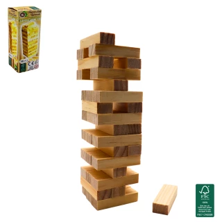 CIOCO DELLA TORRE DELL INFERNO IN LEGNO 17CM