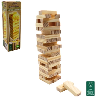 CIOCO DELLA TORRE DELL INFERNO IN LEGNO 12CM