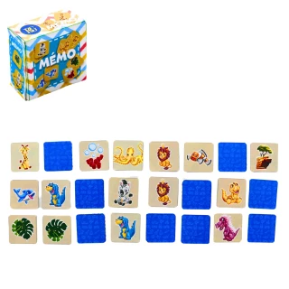 GIOCO DI MEMORI 4X4CM 24 PEZZI