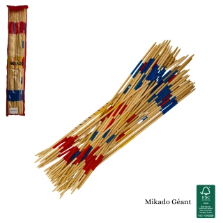 JEU DE MIKADO GEANT 41 PIECES 50CM 