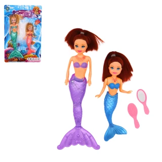 BAMBOLA SIRENA 16/21CM 4 COLORI ASSORTITI