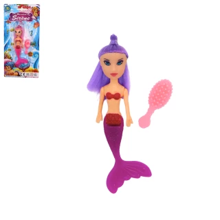 BAMBOLA SIRENA ARTICOLATA 14CM 4 COLORI ASSORTITI