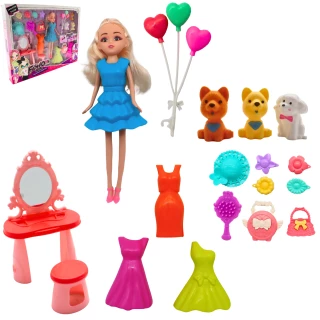 BAMBOLA 27CM + ACCESSORI