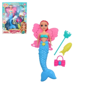 DOLL MERMAID 20CM WINGS +ACCESS 3COL