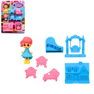 BAMBOLA 10CM + ACCESSORI 2 MODELLI ASSORTITI