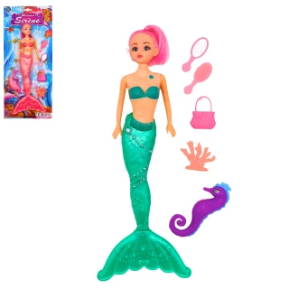 BAMBOLA SIRENA ARTICOLATA 34CM 4 COLORI ASSORTITI