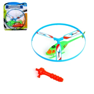 HELIKOPTER MIT ABSCHIESSER 7CM 4 SORTIMENT