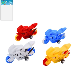 MOTO RETROFRIZIONE 9CM 4 COLORI ASSORTITI 