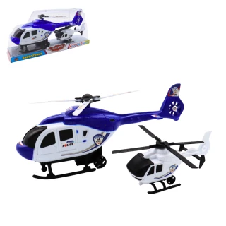 HELICOPTER PULLBACK POLICE 30CM 