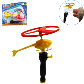 HELICOPTER 12CM WITH LAUNCHER 2 ASSORTED COLORS