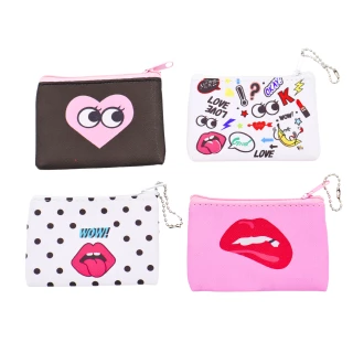 PORTAMONETE FASHION 7X10CM 4 MODELLI ASSORTITI