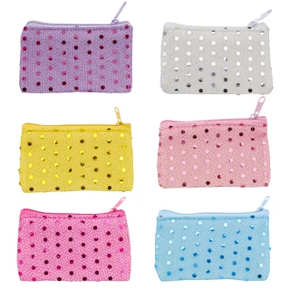 PORTAMONETE LUSTRINI 10X6CM 6 COLORI ASSORTITI