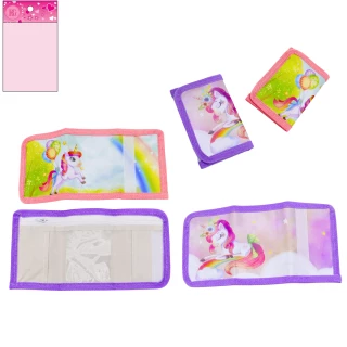 PORTAMONETE UNICORNO 11X6CM 2 MODELLI ASSORTITI