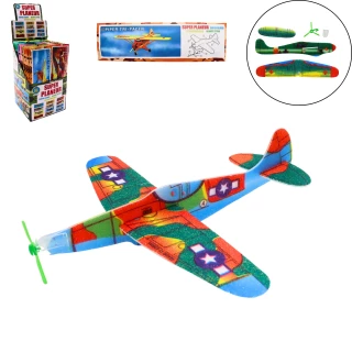 AEREO ALIANTE STYRO 18X19CM 12 MODELLI ASSORTITI