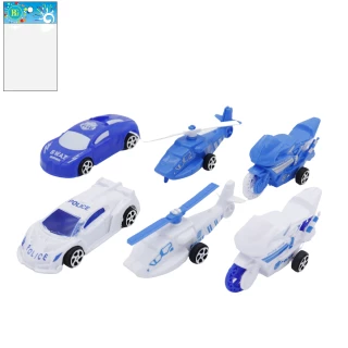 VEICOLO DELLA POLIZIA RETROFRIZIONE 9CM 6 MODELLI ASSORTITI