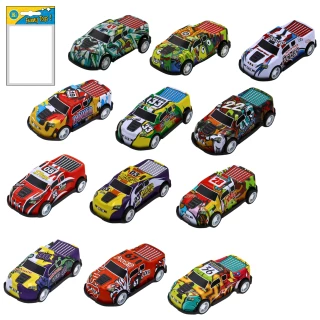 PICK-UP 7CM EN METAL RETROFRICTION 12 MODELES ASSORTIS