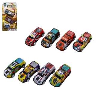 PICK-UPS RETROFRICTION 7CM EN METAL 10 MODELES ASSORTIS