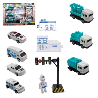 V.VEHICULE POLICE SET RF 12PCES