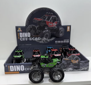 BUGGY PRESS & GO RETROFRICTION 14CM 4 COULEURS ASSORTIES