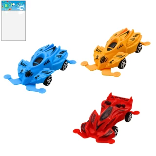 BUGGY RETROFRICTION 9 CM 3 COULEURS ASSORTIES