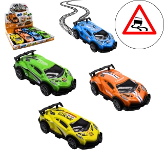 AUTO 16.5CM METALL DRIFT 4 FARBEN SORT.