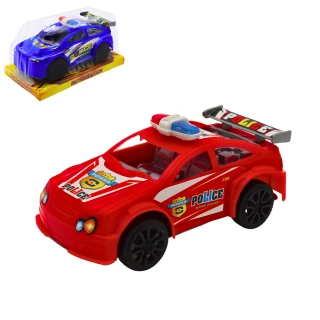 AUTO DELLA POLIZIA RETROFRIZIONE 17CM 2 COLORI ASSORTITI