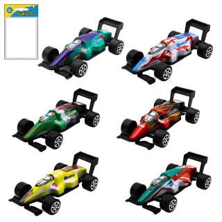 V.VOITURE COURSE  9.5CM METAL RF 6C