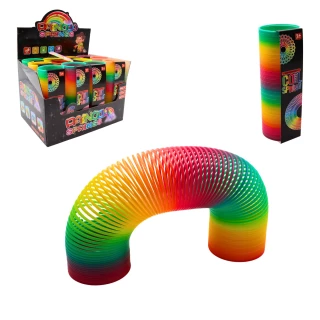 SPRINGSPIRALE D5CM H15CM REGENBOGEN