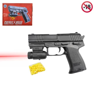 PISTOLA A PALLINI LASER 15CM +18 