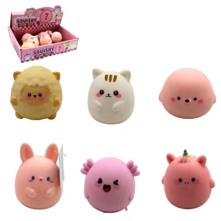 KAWAII ANIMAL SURPRISE ANTISTRESS 6 MODELES ASSORTIS