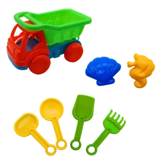PLAGE CAMION 17CM SET 7PCES 2C