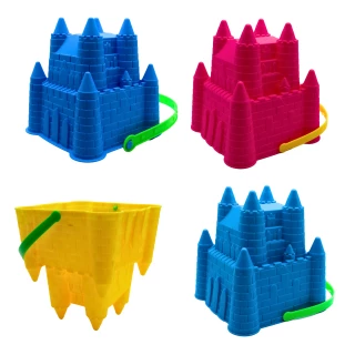 SECCHIO SULLA DA SPIAGGIA 12X12CM 5PZ 3C
