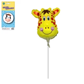 BALLON ZUM AUFBLASEN TIERE 26CM 6 SORTIMENT