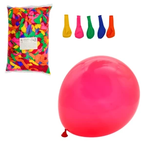 BALLONS DE TIR n°7 - 2 000 PIECES 6 COULEURS ASSORTIES
