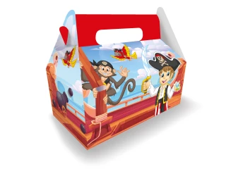 MENU PER BAMBINI SCATOLA PIRATA 23X23X12CM