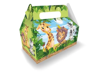MENU PER BAMBINI SCATOLA ZOO 23X23X12CM