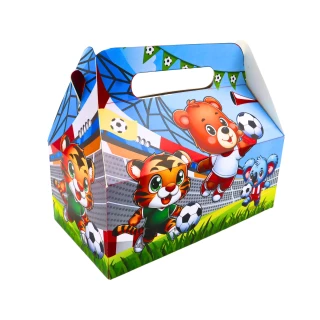 KINDER LUNCH BOX FOOT 23X23X12CM