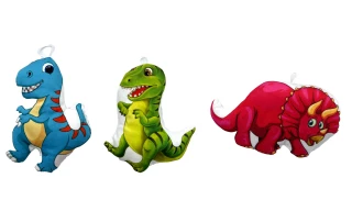 PELUCHE DINOSAURE 24CM 3 MODELES ASSORTIS