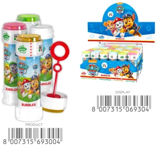 BULLES DE SAVON PAW PATROL 60ML 11.5CM
