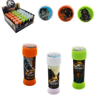 SEIFENBLASEN 60ML JURASSIC WORLD 11CM 3 SORTIMENT