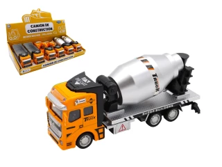 LKW BAUFAHRZEUGE RUECKAUFZUG 21CM METALL