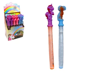 BOLLE DI SAPONE UNICORNO/DINOSAURO 120ML 38CM